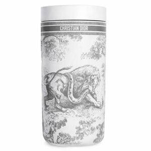 Dior White and Grey Toile de Jouy Travel Mug by Dior